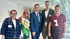 I onsdags träffade Skeppsmäklarna infrastrukturminister Andreas Carlson. Från vänster Skeppsmäklarnas ordförande Anna-Karin Ekman, vd Berit Blomqvist, infrastrukturminister Andreas Carlson, samt Fredrik Pettersson och Ida Kristoffersson från Skeppsmäklarna.