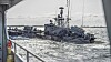 Robotbåten R142 Ystad var ytterst nära en kollision med Blidösundsbolagets Silverpilen i Stockholms skärgård i lördags. Bilden är tagen vid annat tillfälle.