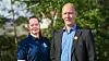 Sandra Törnroth och Kristoffer Joelsson på Alandica Shipping Academy.