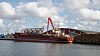 Torrlastaren Sofia vid kaj i Kalmar 2023.