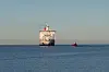 Stena Nautica på ingång till Halmstad.