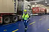 Båsen Jahn Stenström på bildäck.