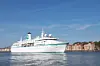 MS Deutschland vid ett anlöp i Göteborg sommaren 2019. Nu kommer fartyget till både Donsö och Göteborg.