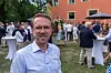 Infrastrukturminister Andreas Carlson på plats på den Maritima Mötesplatsen i Visby.