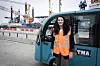 Victoria Oppenheim på terminalområdet.