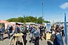 Gästerna på plats under invigningen i Karlshamn