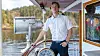 Daniel Karlsson arbetar som matros ombord på Blidösundsbolagets klassiker S/S Blidösund,