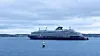 Explora III på ingång med Fiskebäckskil i bakgrunden.