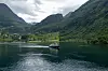 Upp till en miljon turister besöker årligen  Geirangerfjorden.