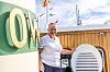 Madelaine Öfverberg började arbeta i Wallenius under 1980 som motorelev och var sedan ombord på fartygen i närmare tio år.