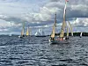 När Saltkråkan Race går av stapeln fylls horisonten av traditionella segelfartyg under fulla segel.