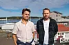Martin Sjöholm till vänster och Karl Pagoldh till höger på Sirius Chartering.