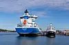 Marinus i hemmahamnen på Donsö.